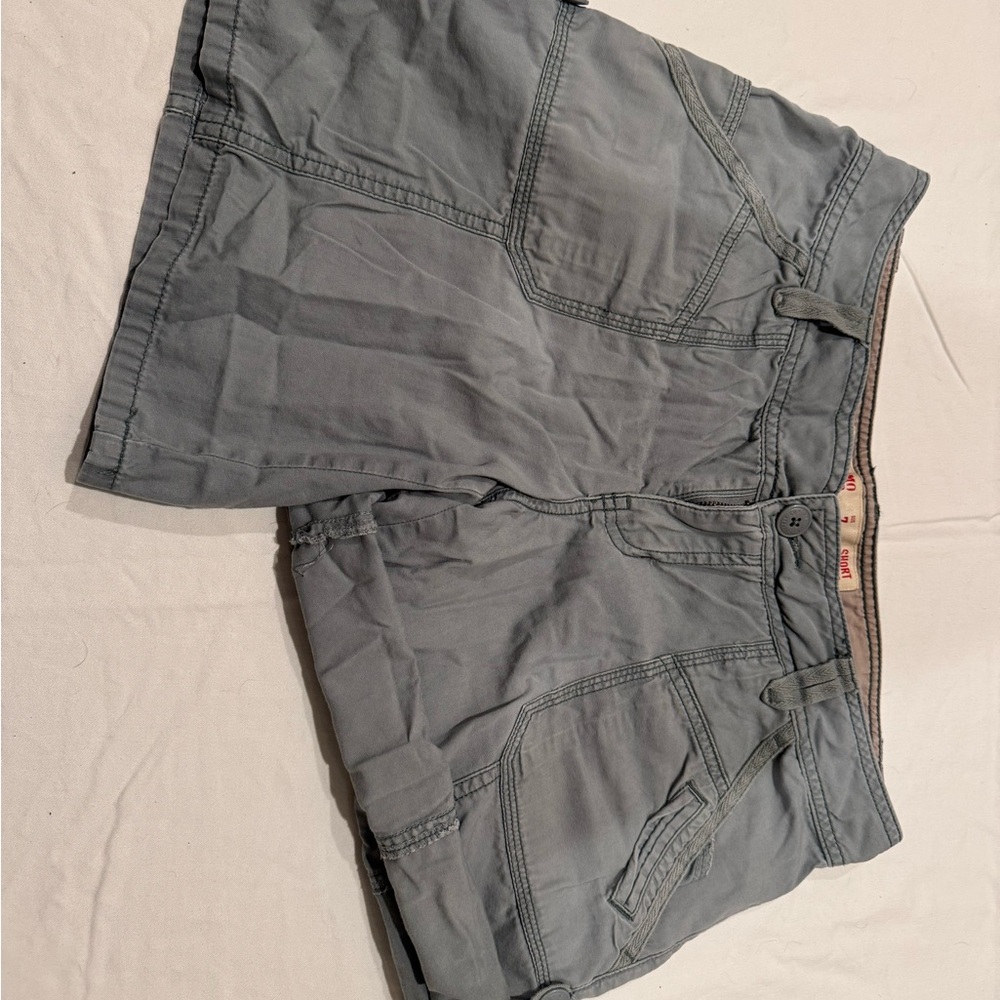 Mossimo Supply Co. Light Gray Shorts